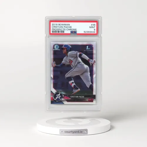 2018 Bowman Prospects Chrome #46 Cristian Pache (PSA 9 MINT)