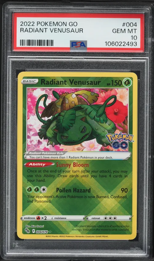 2022 #004 Radiant Venusaur PSA 1