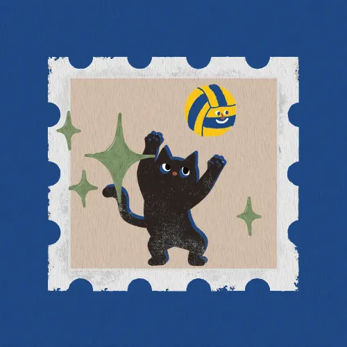 Cat's Volleyball Reach
