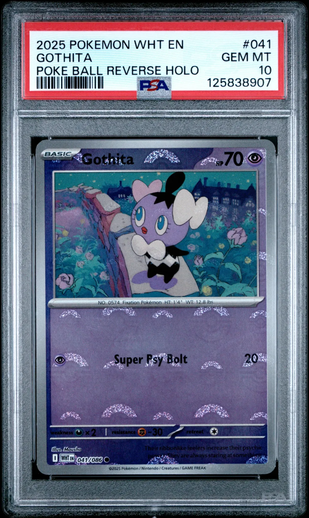 2025 #041 Gothita PSA 10 Wht EN-
