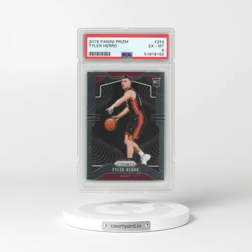 2019 Panini Prizm #259 Tyler Herro (PSA 6 EX-MT)