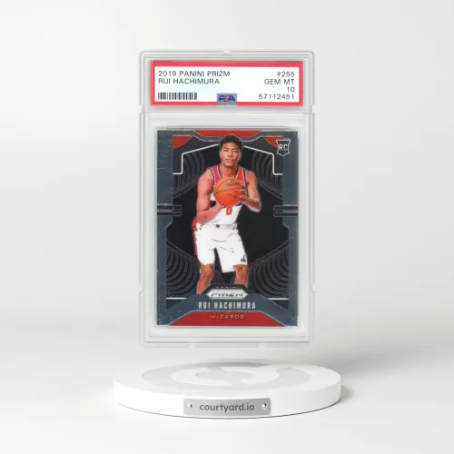 2019 Panini Prizm #255 Rui Hachimura (PSA 10 GEM MINT)