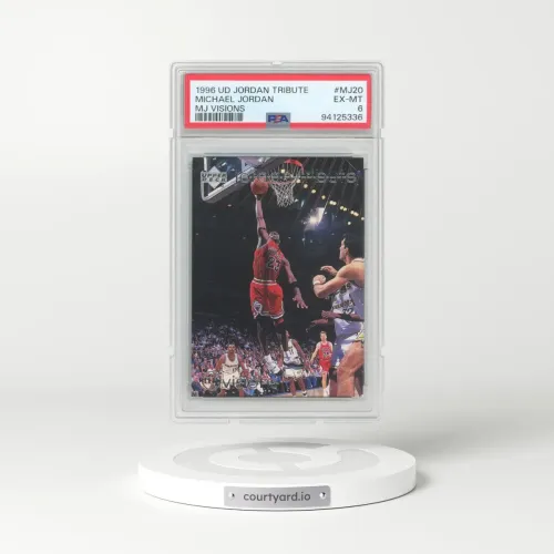 1996 Upper Deck Jordan Tribute #MJ20 Michael Jordan - MJ Visions (PSA 6 EX-MT)