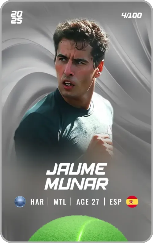 Jaume Munar - Silver - Mental #20851