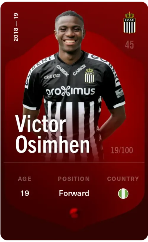 Victor Osimhen 2018-19 • Rare 19/100