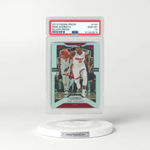 2019 Panini Prizm #144 Bam Adebayo - Silver Prizm (PSA 10 GEM MINT)