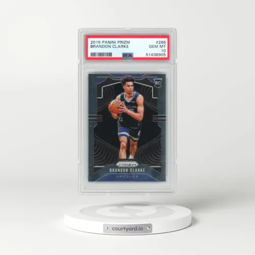 2019 Panini Prizm #266 Brandon Clarke (PSA 10 GEM MINT)