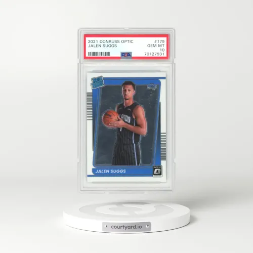 2021 Panini Donruss Optic #179 Jalen Suggs (PSA 10 GEM MINT)