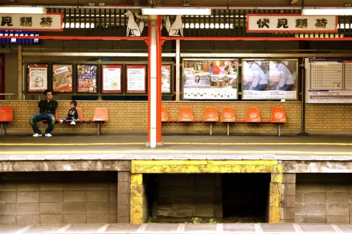 A Train Stop in Kyoto #13