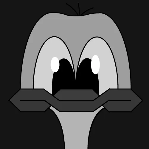 the monochrome ostrich #7