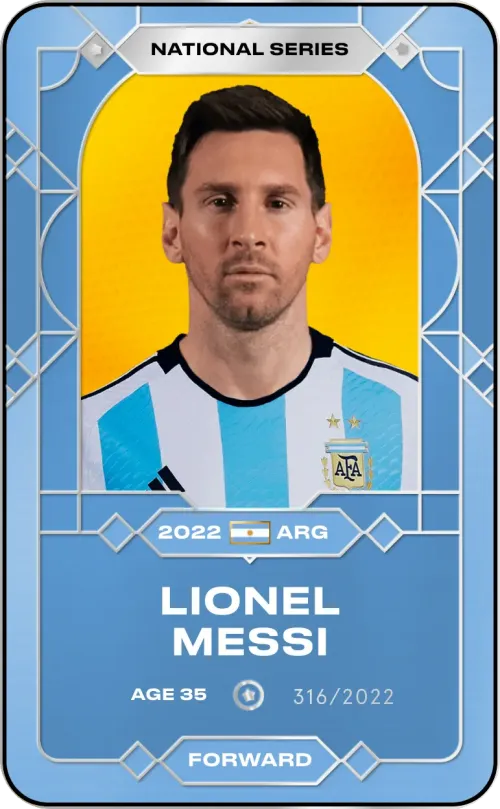 Lionel Messi 2022 • Custom Series 316/2022