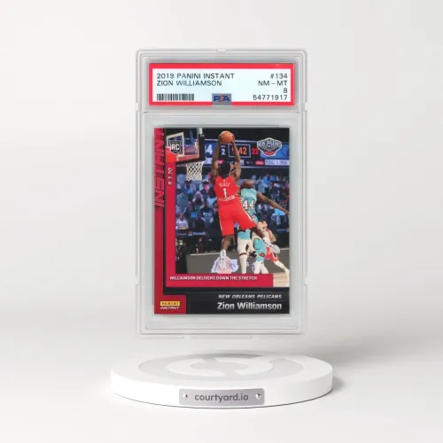 2019 Panini Instant #134 Zion Williamson (PSA 8 NM-MT)