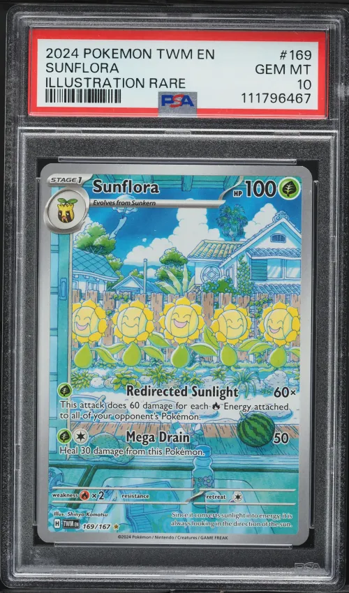 2024 #169 Sunflora PSA 10 Twm EN