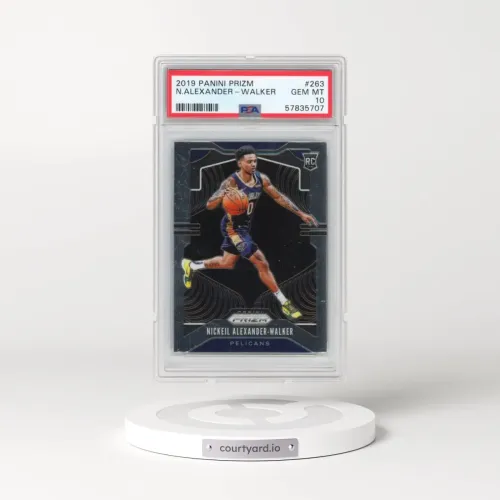 2019 Panini Prizm #263 Nickeil Alexander-Walker (PSA 10 GEM MINT)