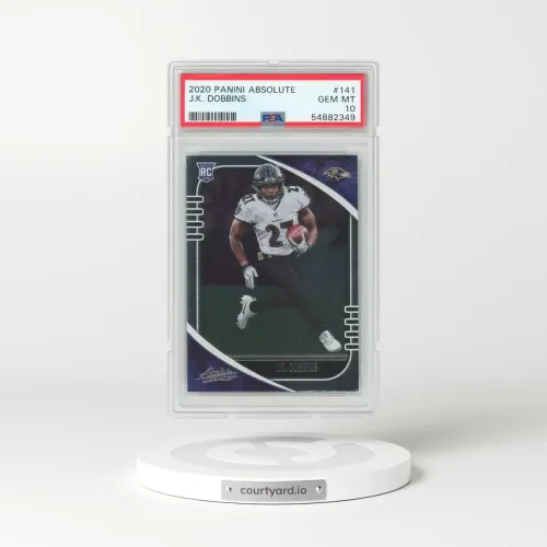 2020 Panini Absolute #141 J.K. Dobbins (PSA 10 GEM MINT)