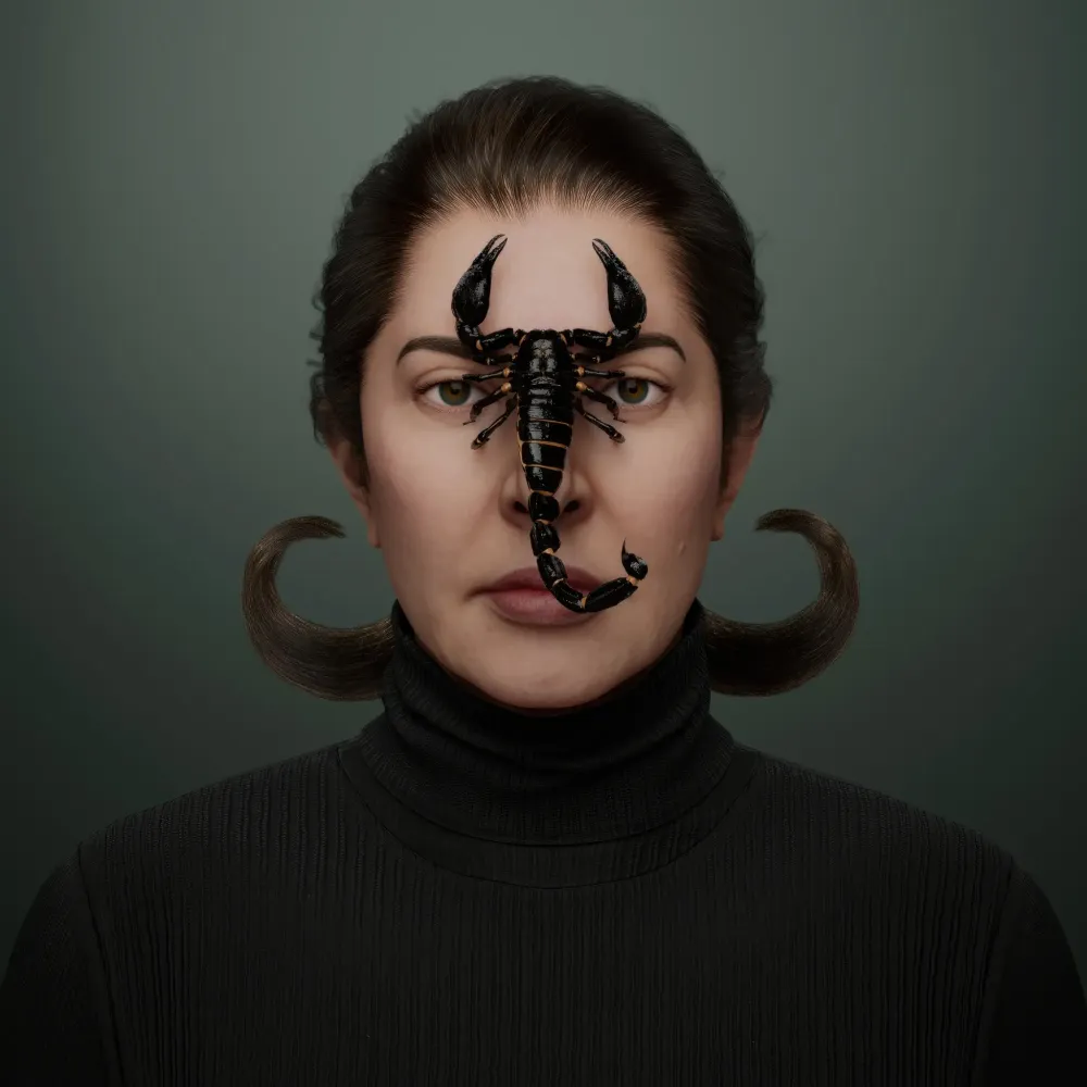 Portrait with Scorpion #507