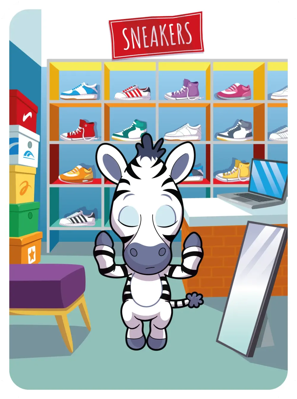 Zestful Zebra #32654