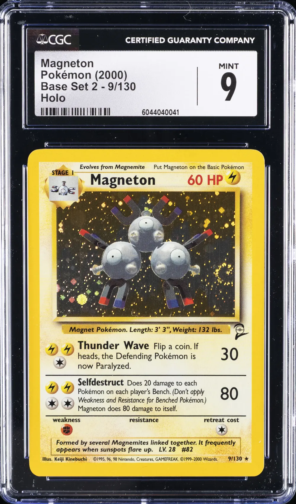 2000 #9 Magneton-Holo CGC 9 Game