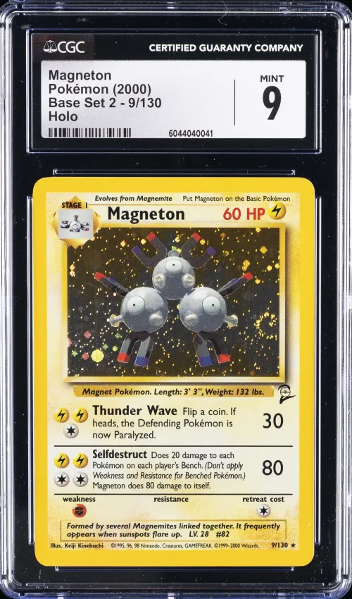 2000 #9 Magneton-Holo CGC 9 Game