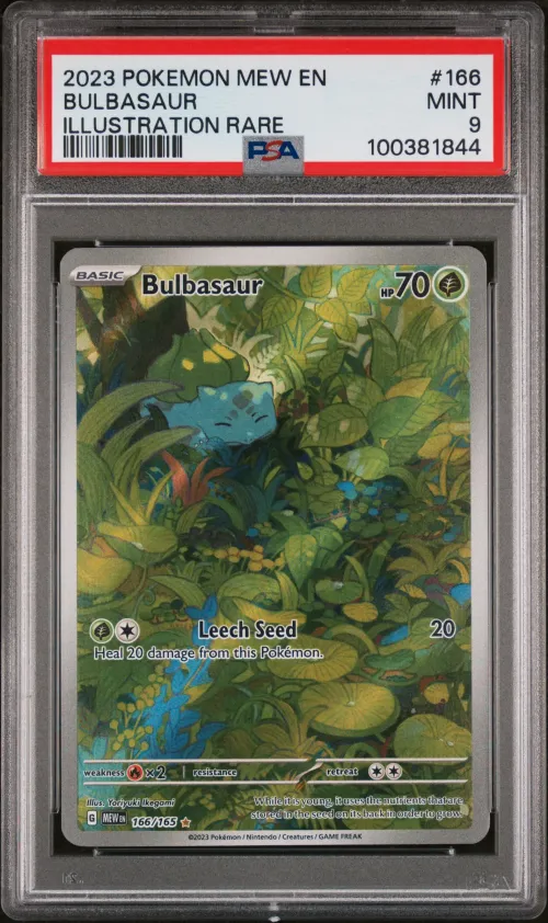 2023 #166 Bulbasaur PSA 9 Mew EN