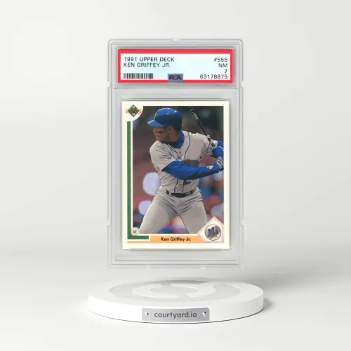 1991 Upper Deck #555 Ken Griffey Jr (PSA 7 NM)