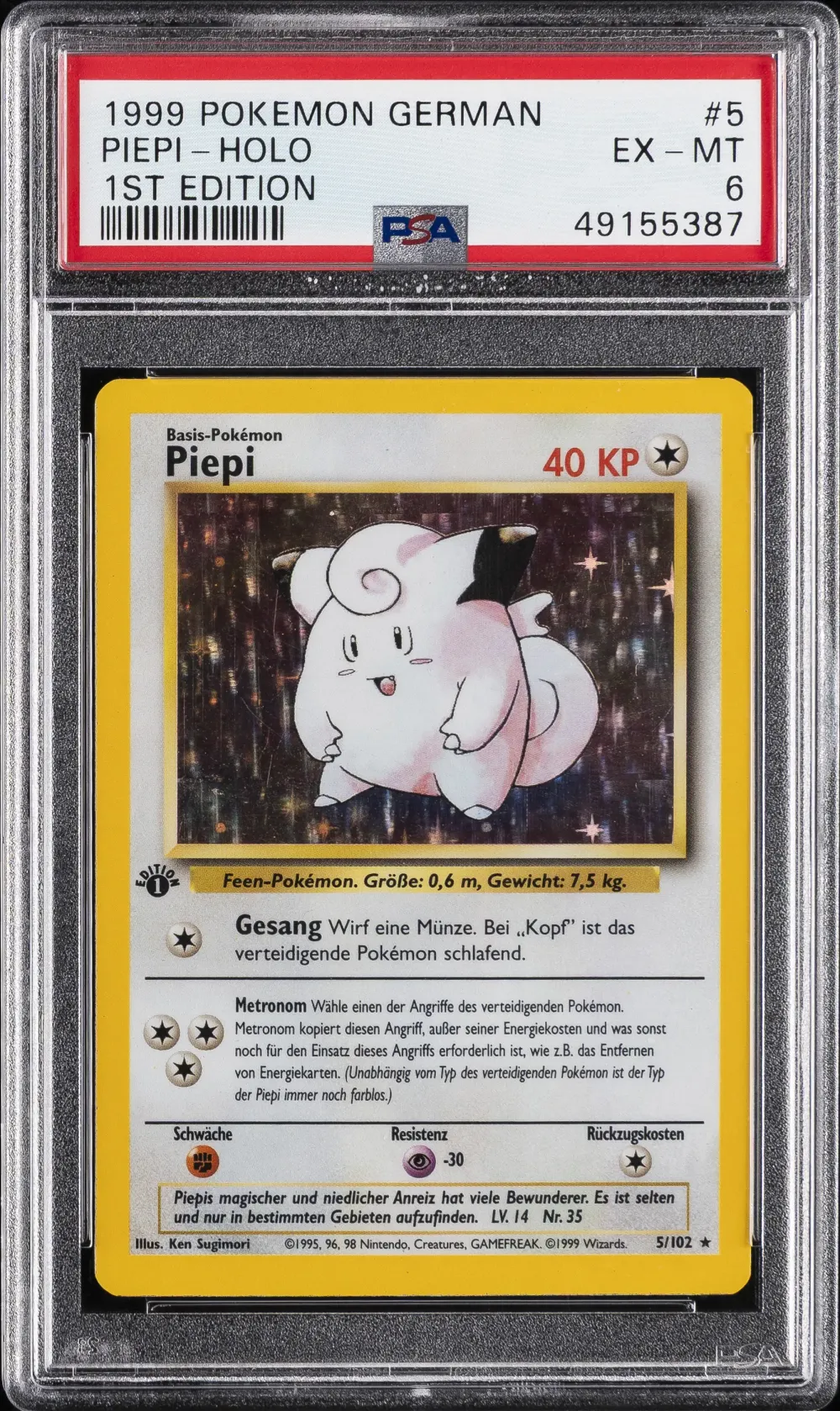 1999 #5 Piepi-Holo 1st Edition P