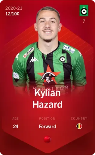 KylianHazard2020-21•Rare12/100 #66337589200101432934014432123843713728867732274630073449915099813593923883033