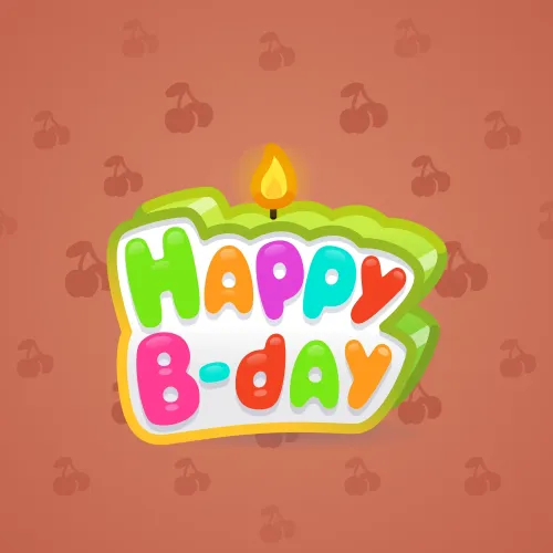 B-Day Candle #109455