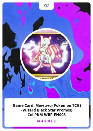 GameCard:Mewtwo(PokémonTCG)(WizardBlackStarPromos)Col:PKM-WBP-EN003 #58794