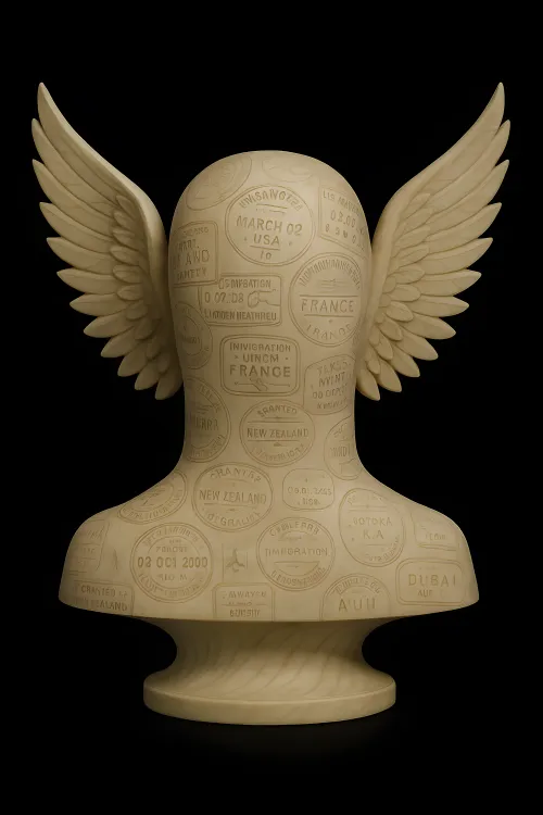 Traveled Angel - Life Stamps #41