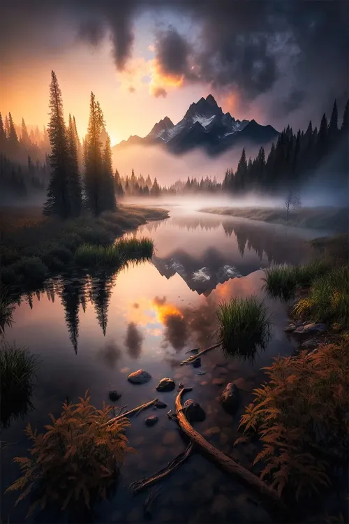 Foggy Vista #22000353
