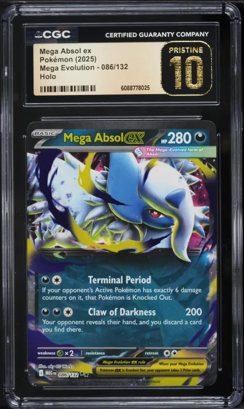 2025 #86 Mega Absol ex CGC 10 PR