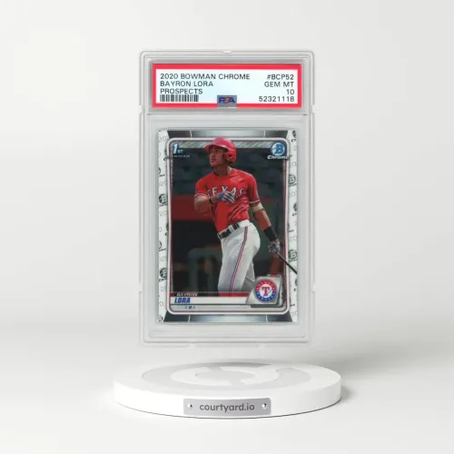 2020 Bowman Chrome Prospects #BCP52 Bayron Lora (PSA 10 GEM MINT)