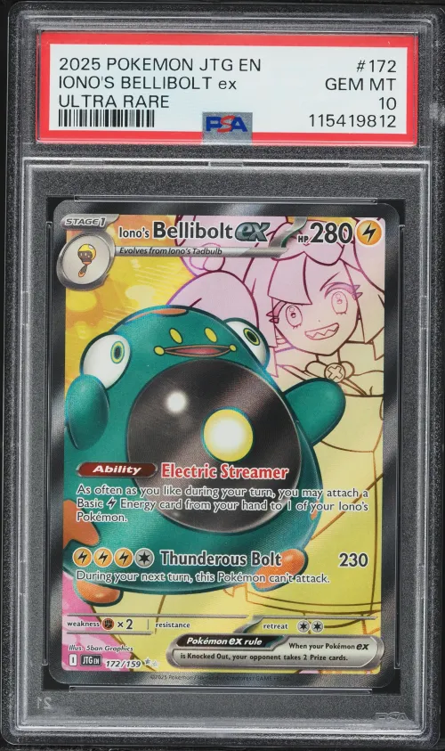 2025 #172 Iono's Bellibolt EX PS