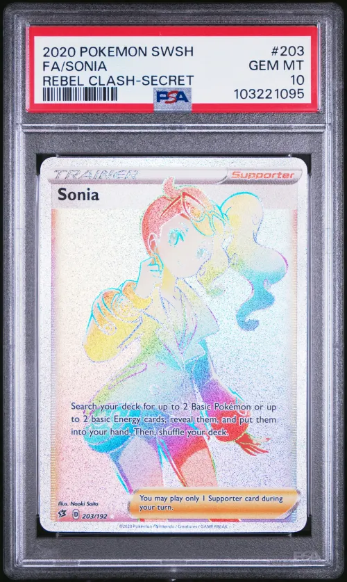 2020 #203 Full Art/Sonia PSA 10 