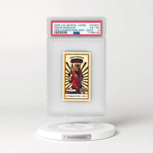 2020 Upper Deck Marvel Anime Capsule Characters Mini #CCM21 Adam Warlock - Gold (PSA 6 EX-MT)