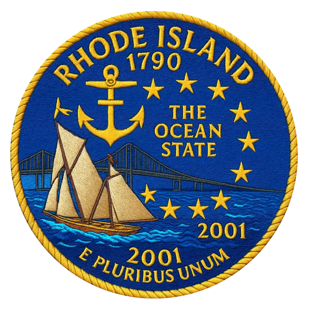  13/56 Rhode Island State Quarter Patch   #13