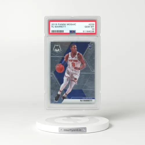 2019 Panini Mosaic #229 RJ Barrett (PSA 10 GEM MINT)