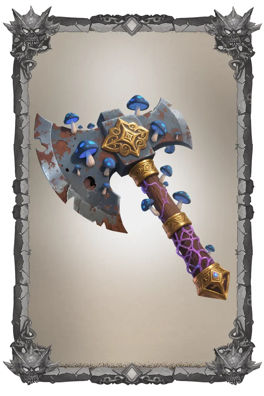 Hallucinomycete War Axe #10101