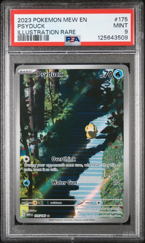 2023 #175 Psyduck PSA 9 Mew EN-1