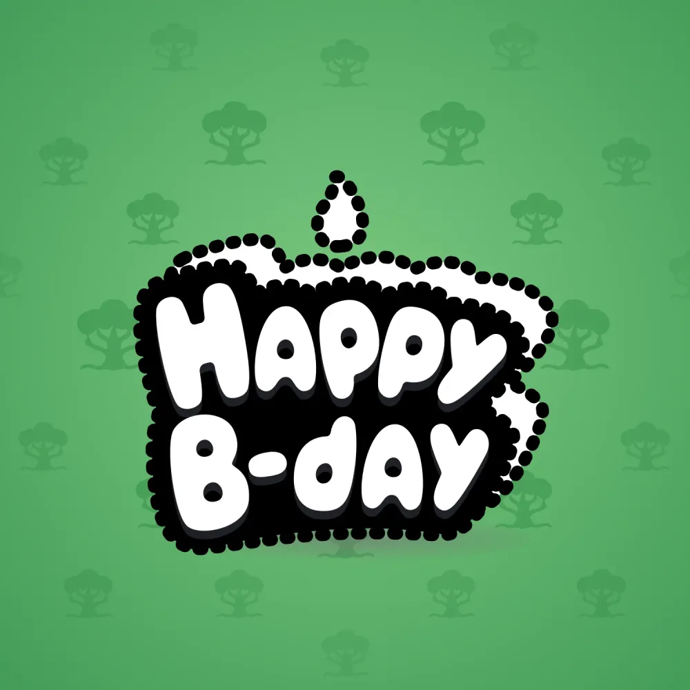 B-Day Candle #91174