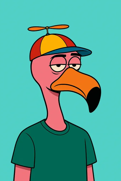 Bored Flamingo #10