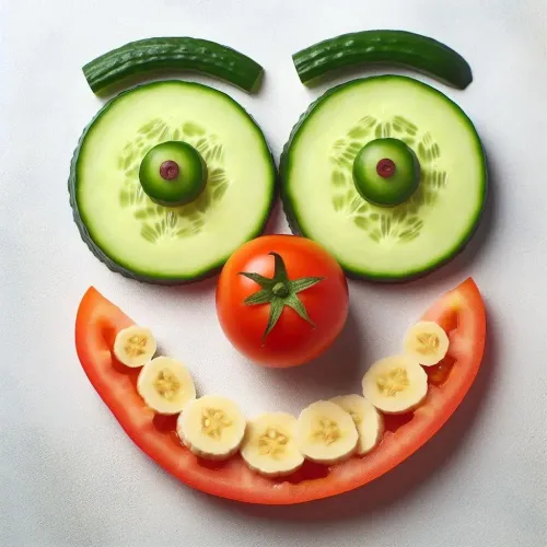 Cucumber tomato eyes #3