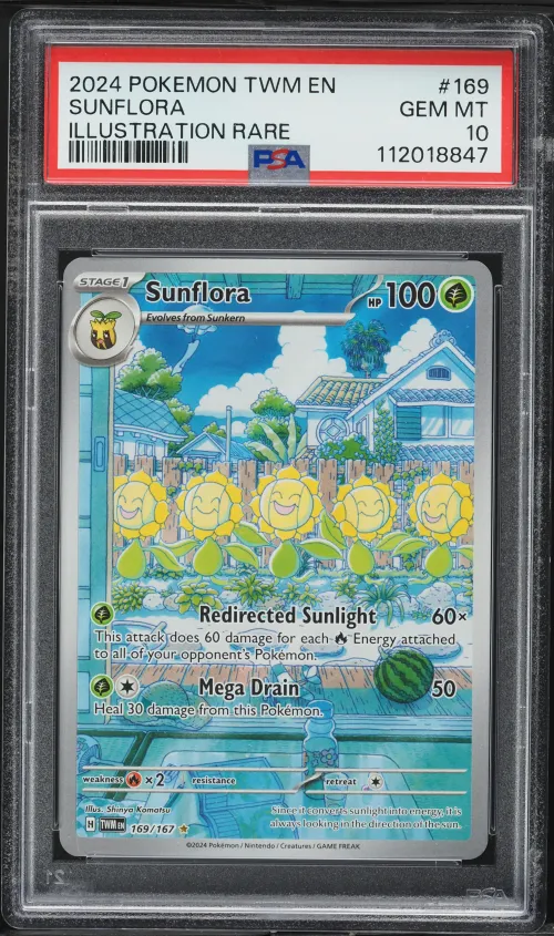 2024 #169 Sunflora PSA 10 Twm EN