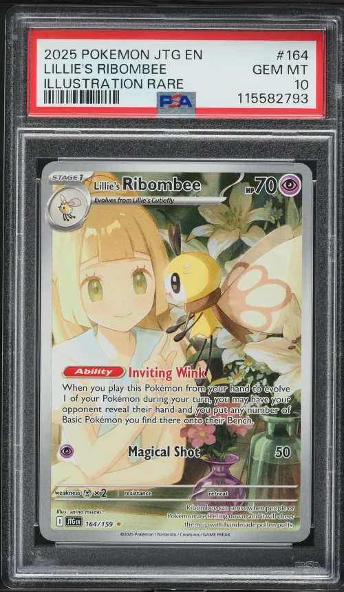 2025 #164 Lillie's Ribombee PSA 