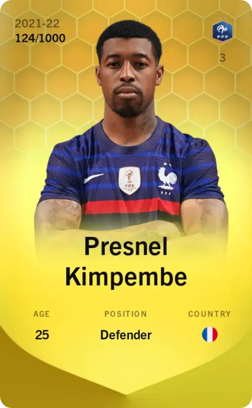 Presnel Kimpembe 2021-22 • Limited 124/1000