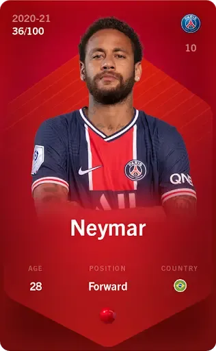 Neymar2020-21•Rare36/100 #31801159587333309112248283928769009945820836928531516162513410098546393395050