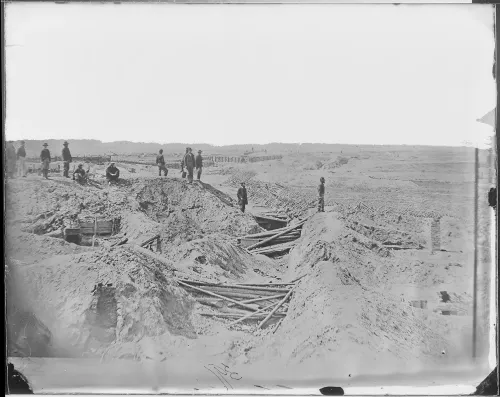 Fort Mahone, Petersubrg, Va., after the evacuation #459