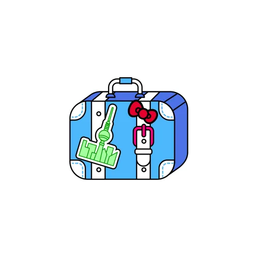 Sydney Stamp Suitcase #1022932