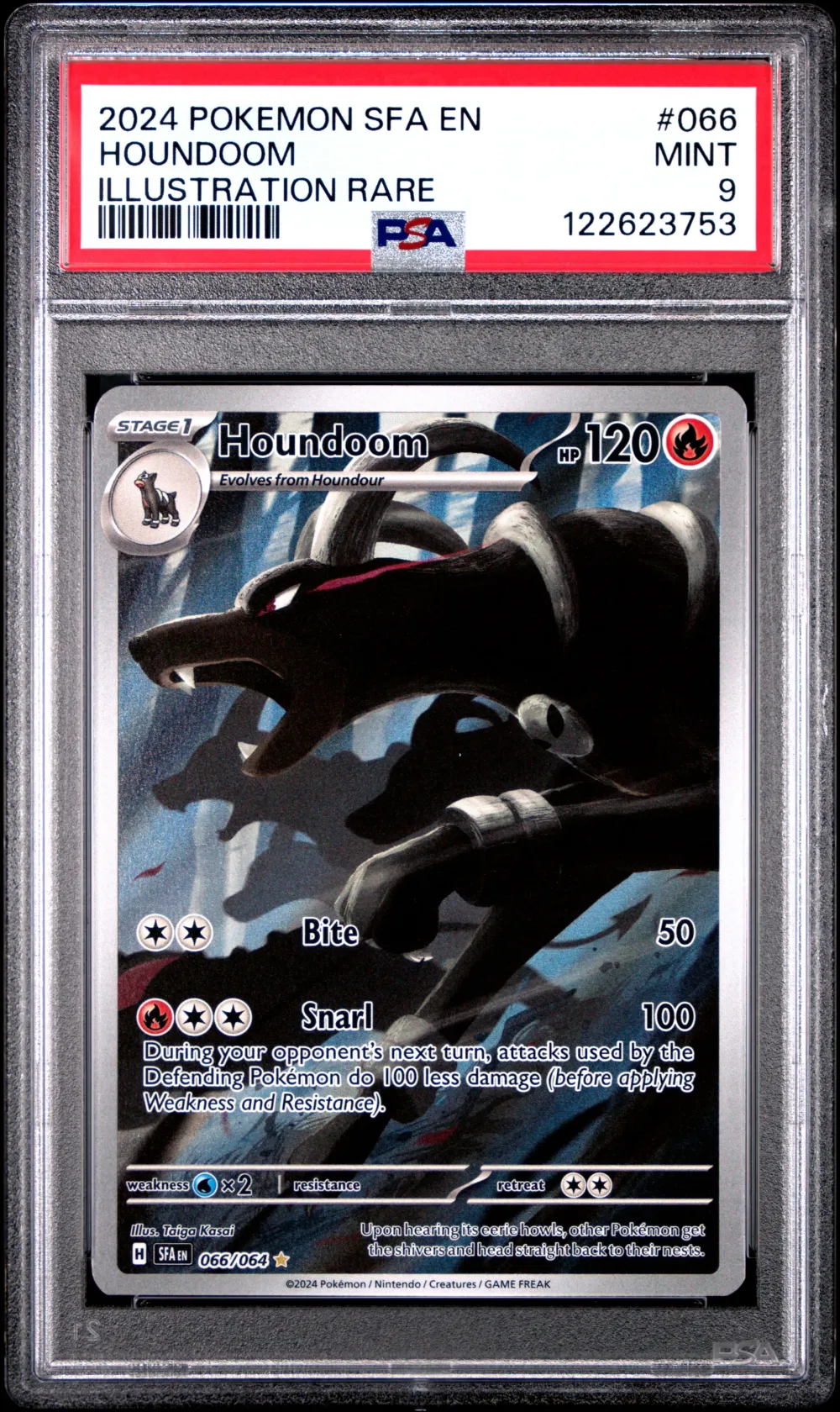2024 #066 Houndoom PSA 9 Sfa EN-